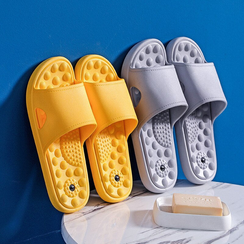 FITZ LIGHT: Reflexology Slipper | All day foot massage that will take your pain away! | Unisex Sizing