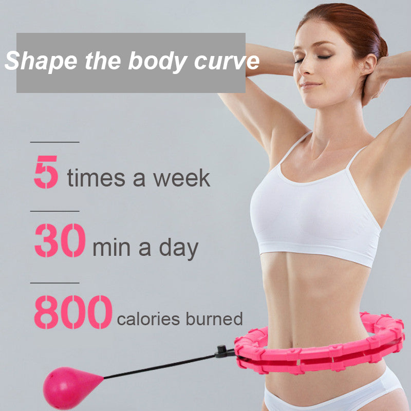 Smaller Waist with FITZ Smart Sport Hoop - Adjustable Waist Exercise Hoop - Fitness Equipment