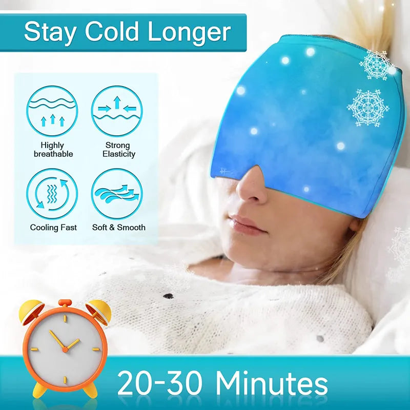 FITZ Cool Cold Therapy Headache Relief Cap