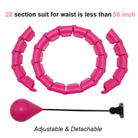 Thumbnail for Smaller Waist with FITZ Smart Sport Hoop - Adjustable Waist Exercise Hoop - Fitness Equipment