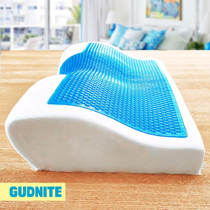 GUDNITE: Certified Premium Cervical Pillow with Cooling Gel