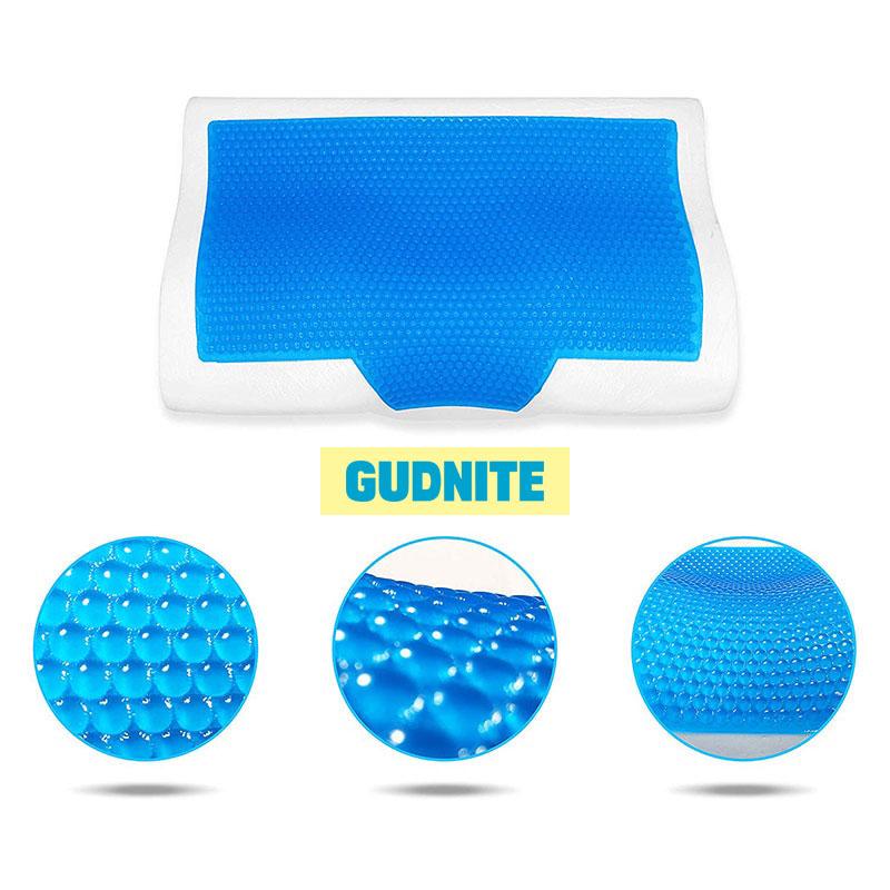 GUDNITE: Certified Premium Cervical Pillow with Cooling Gel