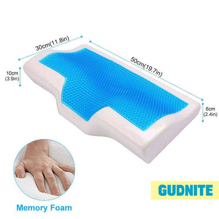 GUDNITE: Certified Premium Cervical Pillow with Cooling Gel